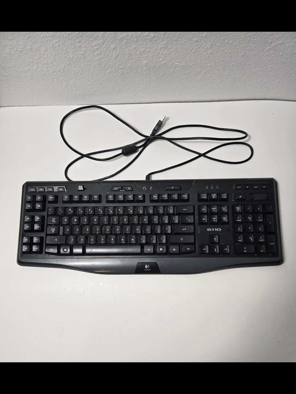 Logitech G110 Black Wired USB Gaming Keyboard